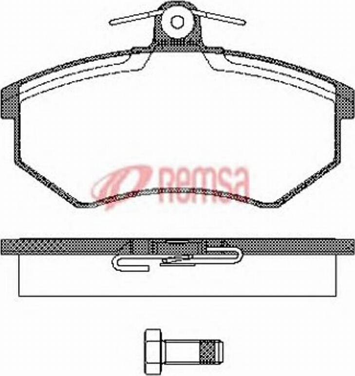 Metzger 0134.00 - Тормозные колодки, дисковые, комплект autosila-amz.com