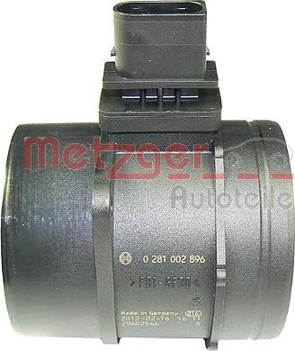 Metzger 0890190 - Датчик потока, массы воздуха autosila-amz.com