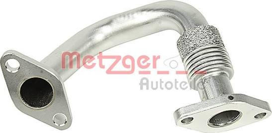 Metzger 0892655 - Трубка, клапан возврата ОГ autosila-amz.com