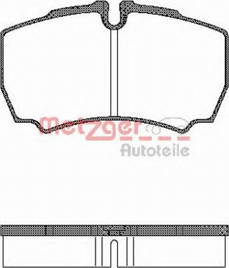 Metzger 084900 - Тормозные колодки, дисковые, комплект autosila-amz.com