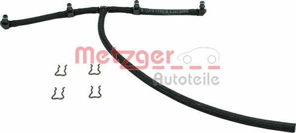 Metzger 0840020 - Шланг, утечка топлива autosila-amz.com