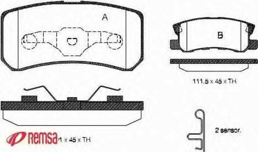 Metzger 080302 - Тормозные колодки, дисковые, комплект autosila-amz.com