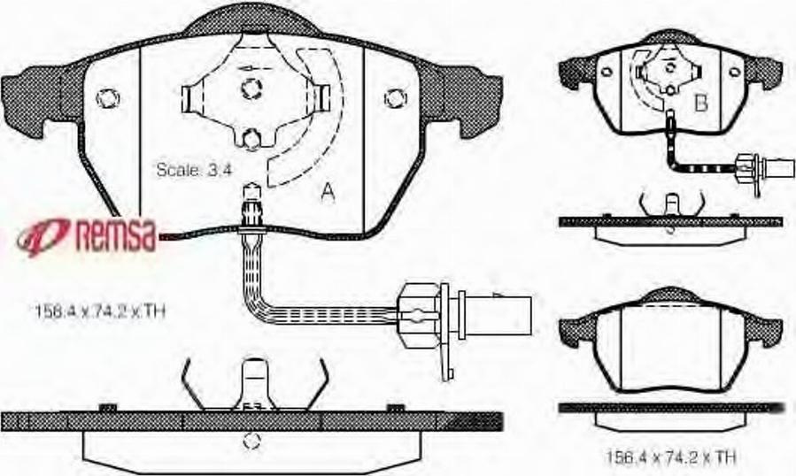 Metzger 0390.52 - Тормозные колодки, дисковые, комплект autosila-amz.com