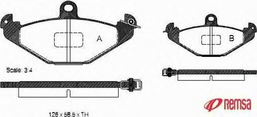 Metzger 034510 - Тормозные колодки, дисковые, комплект autosila-amz.com