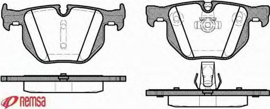 Metzger 038160 - Тормозные колодки, дисковые, комплект autosila-amz.com