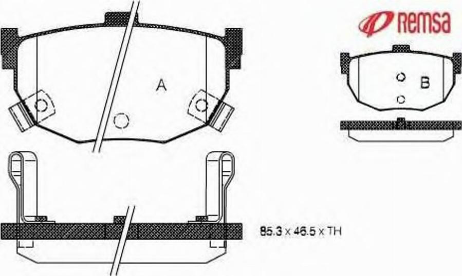 Metzger 029412 - Тормозные колодки, дисковые, комплект autosila-amz.com