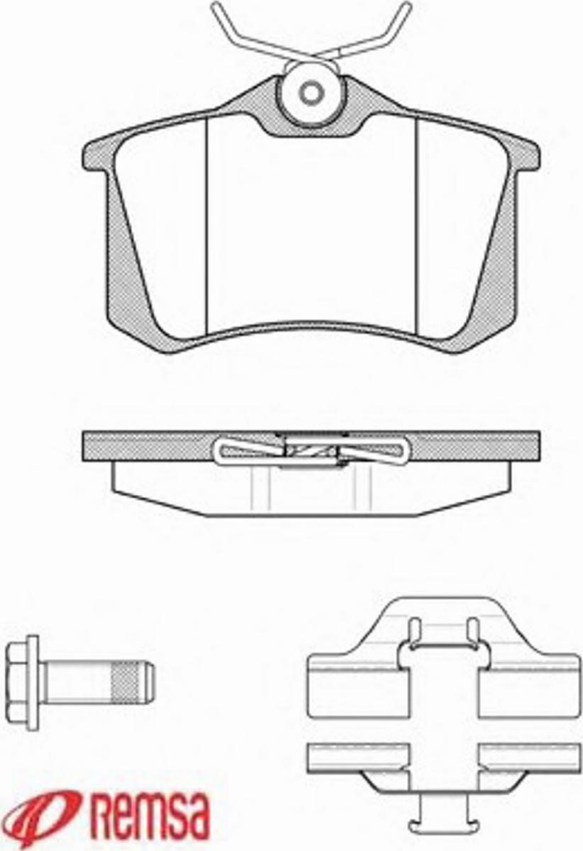 Metzger 026303 - Тормозные колодки, дисковые, комплект autosila-amz.com