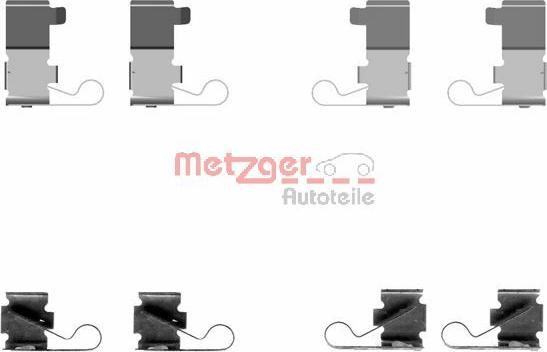 Metzger 109-1699 - Комплектующие для колодок дискового тормоза autosila-amz.com