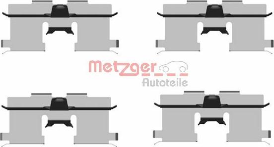 Metzger 109-1692 - Комплектующие для колодок дискового тормоза autosila-amz.com