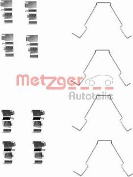 Metzger 109-1652 - Комплектующие для колодок дискового тормоза autosila-amz.com