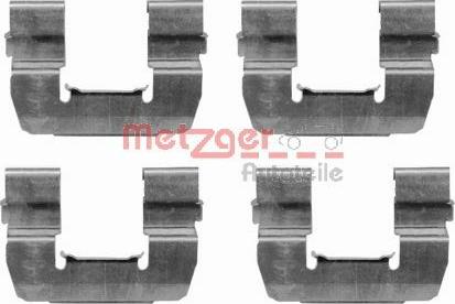 Metzger 109-1668 - Комплектующие для колодок дискового тормоза autosila-amz.com