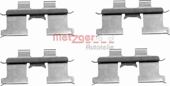 Metzger 109-1667 - Комплектующие для колодок дискового тормоза autosila-amz.com