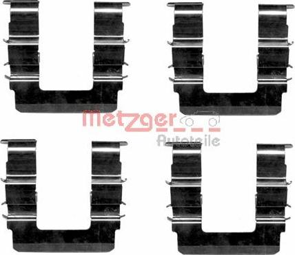 Metzger 109-1615 - Комплектующие для колодок дискового тормоза autosila-amz.com