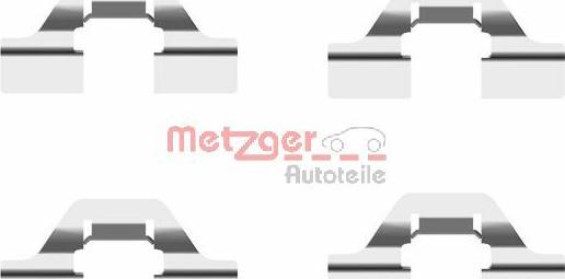 Metzger 109-1684 - Комплектующие для колодок дискового тормоза autosila-amz.com
