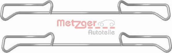 Metzger 109-1678 - Комплектующие для колодок дискового тормоза autosila-amz.com