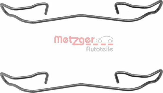 Metzger 109-1187 - Комплектующие для колодок дискового тормоза autosila-amz.com