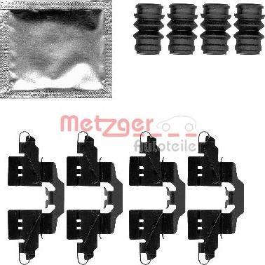 Metzger 109-1808 - Комплектующие для колодок дискового тормоза autosila-amz.com