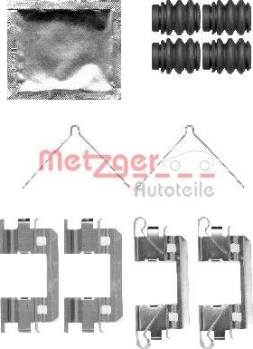 Metzger 109-1811 - Комплектующие для колодок дискового тормоза autosila-amz.com