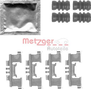 Metzger 109-1812 - Комплектующие для колодок дискового тормоза autosila-amz.com