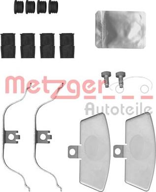 Metzger 109-1880 - Комплектующие для колодок дискового тормоза autosila-amz.com