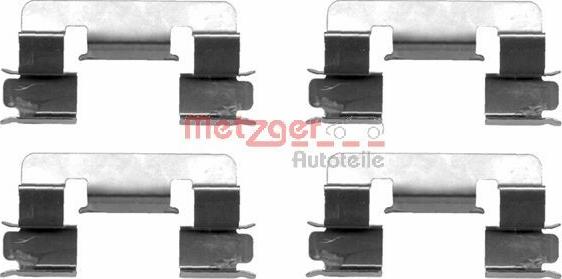 Metzger 109-1293 - Комплектующие для колодок дискового тормоза autosila-amz.com