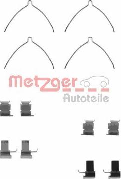 Metzger 109-1261 - Комплектующие для колодок дискового тормоза autosila-amz.com