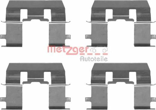 Metzger 109-1281 - Комплектующие для колодок дискового тормоза autosila-amz.com