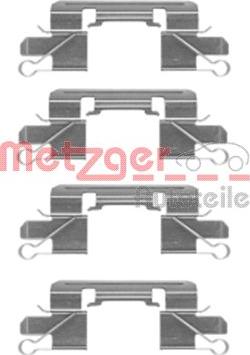 Metzger 109-1769 - Комплектующие для колодок дискового тормоза autosila-amz.com