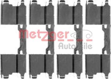 Metzger 109-1762 - Комплектующие для колодок дискового тормоза autosila-amz.com