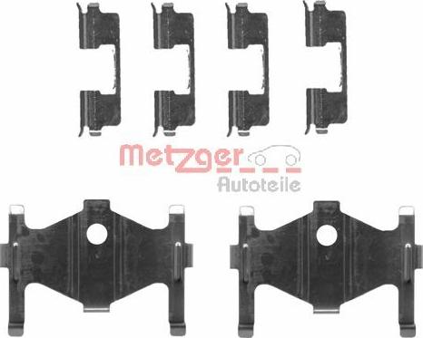 Metzger 109-1710 - Комплектующие для колодок дискового тормоза autosila-amz.com