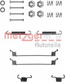 Metzger 105-0651 - Комплектующие, барабанный тормозной механизм autosila-amz.com