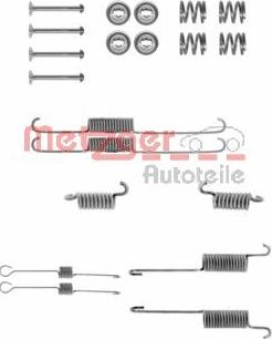 Metzger 105-0615 - Комплектующие, барабанный тормозной механизм autosila-amz.com