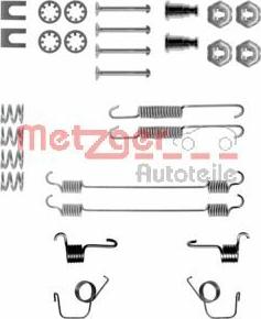 Metzger 105-0617 - Комплектующие, барабанный тормозной механизм autosila-amz.com