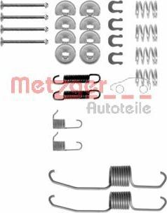 Metzger 105-0637 - Комплектующие, барабанный тормозной механизм autosila-amz.com