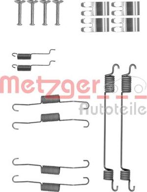 Metzger 105-0030 - Комплектующие, барабанный тормозной механизм autosila-amz.com