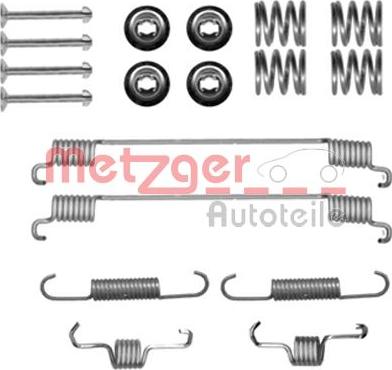 Metzger 105-0889 - Комплектующие, барабанный тормозной механизм autosila-amz.com