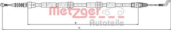 Metzger 10.7394 - Тросик, cтояночный тормоз autosila-amz.com