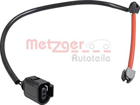 Metzger 1190006 - Сигнализатор, износ тормозных колодок autosila-amz.com
