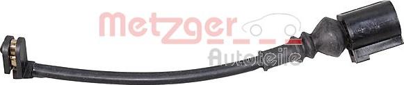 Metzger 1190391 - Сигнализатор, износ тормозных колодок autosila-amz.com
