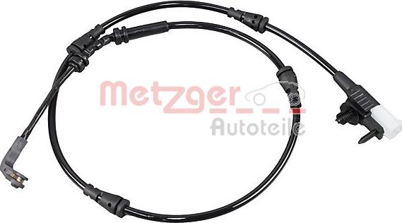 Metzger 1190339 - Сигнализатор, износ тормозных колодок autosila-amz.com