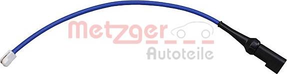 Metzger 1190287 - Сигнализатор, износ тормозных колодок autosila-amz.com