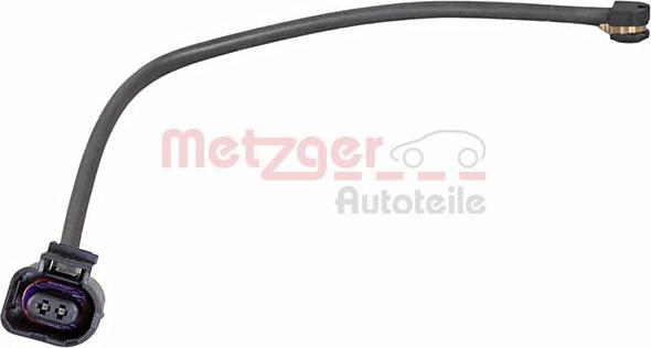 Metzger 1190222 - Сигнализатор, износ тормозных колодок autosila-amz.com