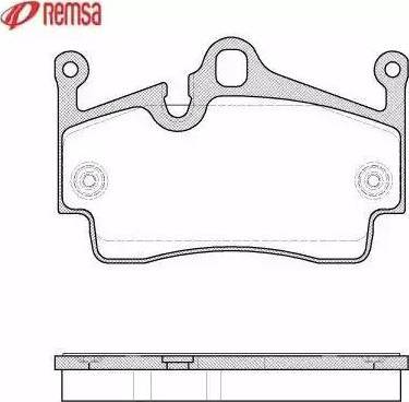 CAR PNT3851 - Тормозные колодки, дисковые, комплект autosila-amz.com