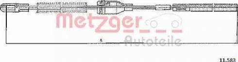 Metzger 11.583 - Тросик, cтояночный тормоз autosila-amz.com