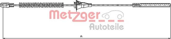 Metzger 11.5754 - Тросик, cтояночный тормоз autosila-amz.com