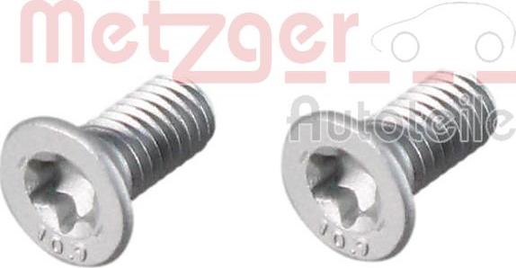 Metzger 11671K - Болт, диск тормозного механизма autosila-amz.com