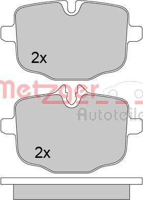 Metzger 1170565 - Тормозные колодки, дисковые, комплект autosila-amz.com