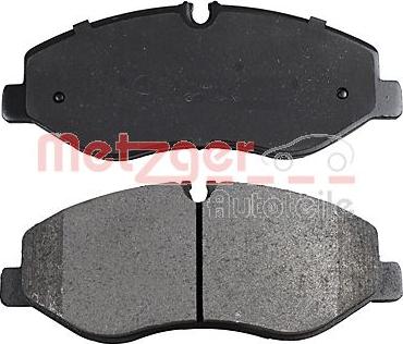 Metzger 1170895 - Тормозные колодки, дисковые, комплект autosila-amz.com
