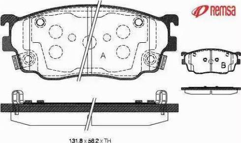 Metzger 1170751 - Тормозные колодки, дисковые, комплект autosila-amz.com