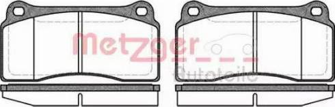 Metzger 1170760 - Тормозные колодки, дисковые, комплект autosila-amz.com